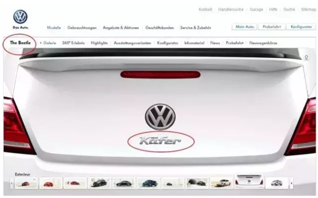 ���ڴ��ڵ¹������ϣ��¼׿ǳ���ʽ������The Beetle�����ĵ�K?fer�������˳���װ��