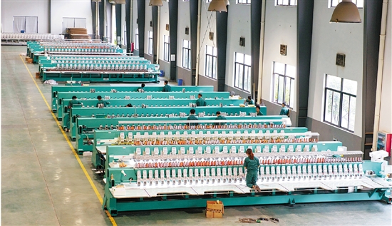 ��һ��һ·�����߹�����ռ��ʡ��֯��е������ֵ�˳ɶ�