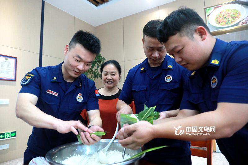 义乌基层消防救援人员开展端午节系列活动