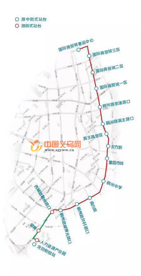 义乌brt1号线1月6日正式开通!部分公交线路将调整